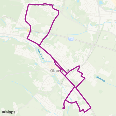 RMVB Oberursel (Taunus)-Stierstadt Bahnhof - Oberursel (Taunus)-Stierstadt Bahnhof map
