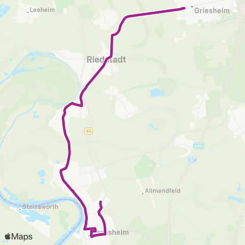 RMVB Hanau Otto-Hahn-Schule - Erlensee-Langendiebach Kindertagesstätte N. Sachs map