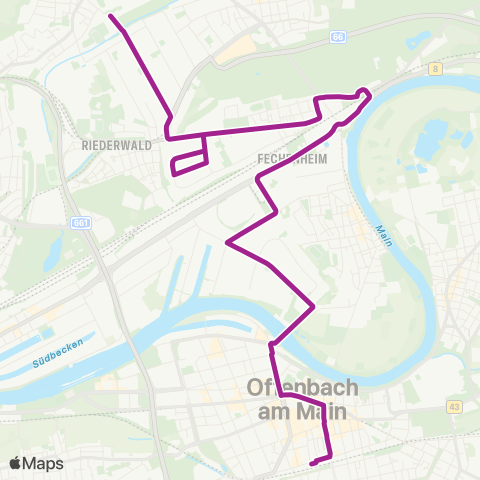 RMVB Ebersburg-Thalau Bonifatiusstraße - Fulda Bahnhof / Zob map
