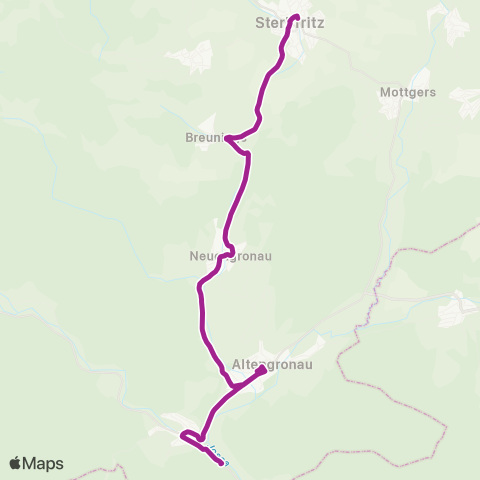 RMVB Amöneburg Ritterstraße - Stadtallendorf Konrad-Adenauer-Ring map