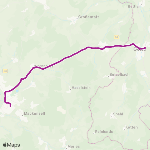 RMVB Rasdorf AM Anger - Rasdorf-Grüsselbach map