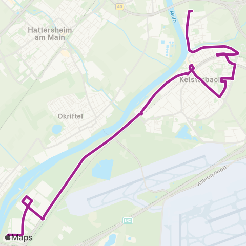 RMVB Hünfeld Bahnhof - Hofbieber-Schwarzbach map