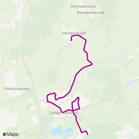 RMVB Bad Homburg V.D.H.-Ober-Erlenbach Seulberger Str. - Friedrichsdorf Bahnhof map