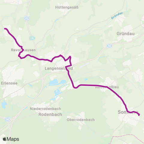 RMVB Friedrichsdorf-Köppern Linde - Bad Homburg V.D.H.-Gonzenheim Amtsgericht map