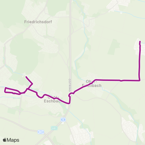 RMVB Fulda Bahnhof / Zob - Dipperz Eckartsmühle map