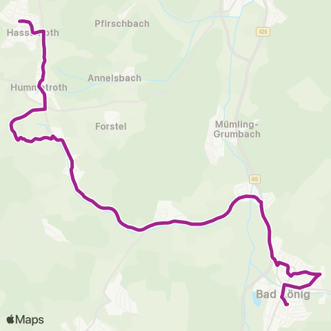 RMVB Dipperz Eckartsmühle - Fulda Bahnhof / Zob map