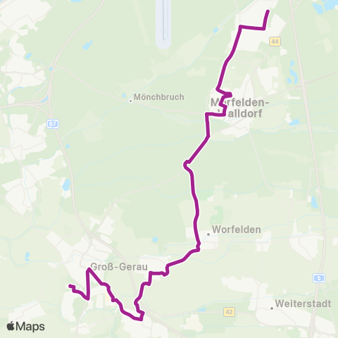 RMVB Großenlüder-Kleinlüder Kirche - Großenlüder Bahnhof map