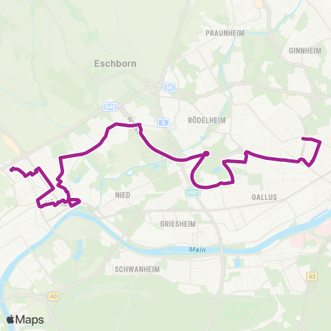 RMVB Eichenzell-Kerzell Ortsmitte - Neuhof Bahnhof map