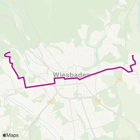 RMVB Bad Homburg V.D.H. Nesselbornfeld - Bad Homburg V.D.H. Hochtaunusklinik map
