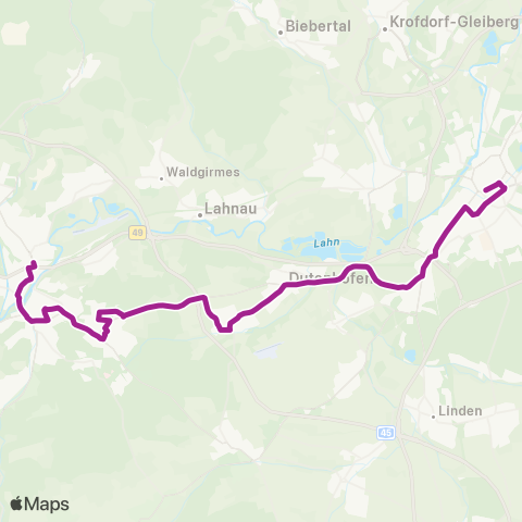 RMVB Bad Homburg V.D.H.-Ober-Eschbach Atzelnest / Südcampus - Bad Homburg V.D.H.-Dornholzhausen Gotisches Haus map