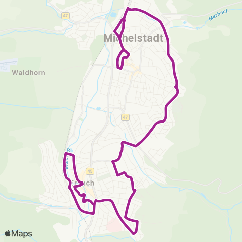 RMVB Bad Homburg V.D.H. Bahnhof - Neu-Anspach-Anspach Hessenpark map