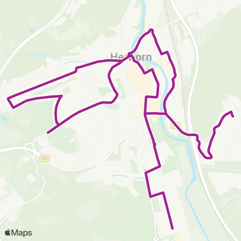 RMVB Herborn Bahnhof / Zob - Herborn Bahnhof / Zob map