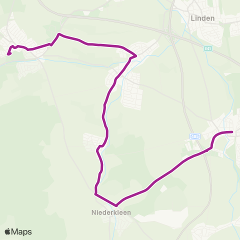 RMVB Hüttenberg-Rechtenbach Gesamtschule - Wetzlar Frankfurter Str map