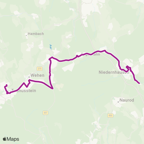 RMVB Lahnau-Atzbach Kirchstraße - Wetzlar Bahnhof / Zob map