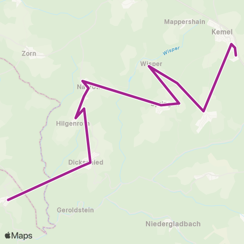 RMVB Ehringshausen-Katzenfurt Schule - Ehringshausen-Niederlemp map