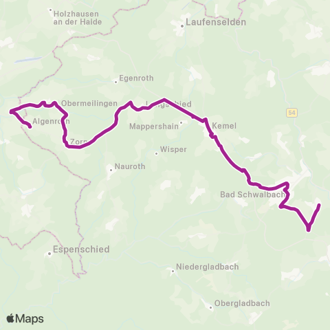 RMVB Aßlar Altenbergstraße - Aßlar Gesamtschule map