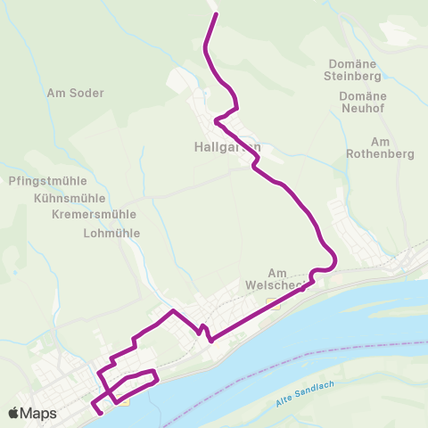 RMVB Braunfels Busbahnhof - Braunfels Busbahnhof map