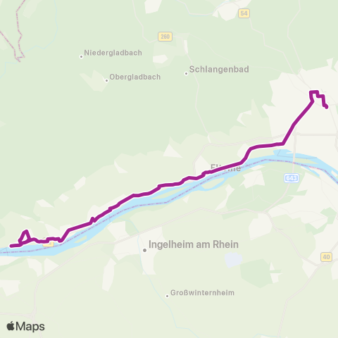 RMVB Braunfels Busbahnhof - Waldsolms-Brandoberndorf Bahnhof map