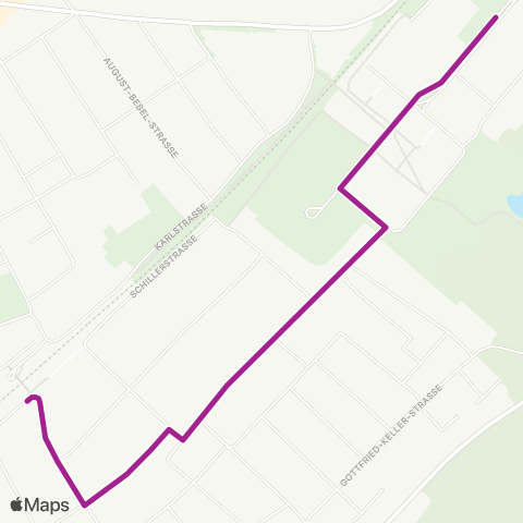 RMVB Frankfurt (Main) Niederrad Bahnhof - Frankfurt (Main) Lyoner Str map