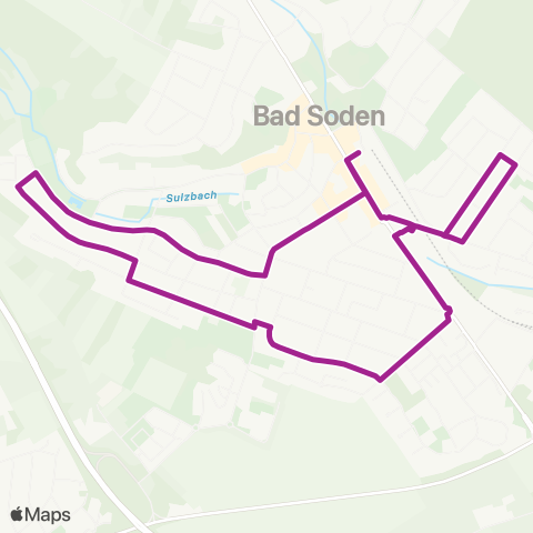 RMVB Bad Soden (Taunus) Bahnhof - Bad Soden (Taunus) Bahnhof map