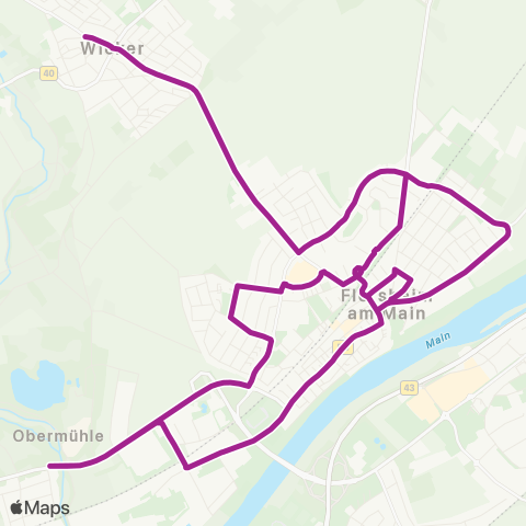 RMVB Flörsheim (Main)-Wicker Alte Goldbornschule - Flörsheim (Main) Bhfnordseite map