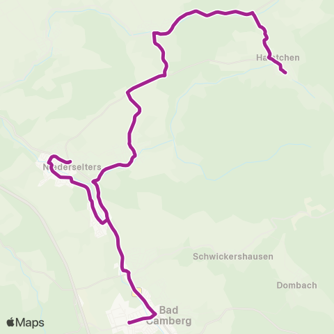 RMVB Selters (Taunus)-Niederselters Schule Gold. Grund - Bad Camberg-Oberselters Bürgerhaus Wende Pl map