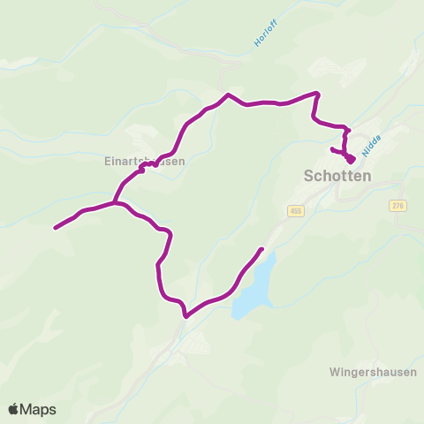 RMVB Schotten-Götzen Feuerwehr - Schotten Seestraße map