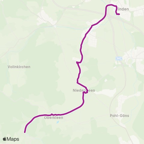 RMVB Langgöns-Cleeberg Espaer Str - Langgöns Bhfostseite map