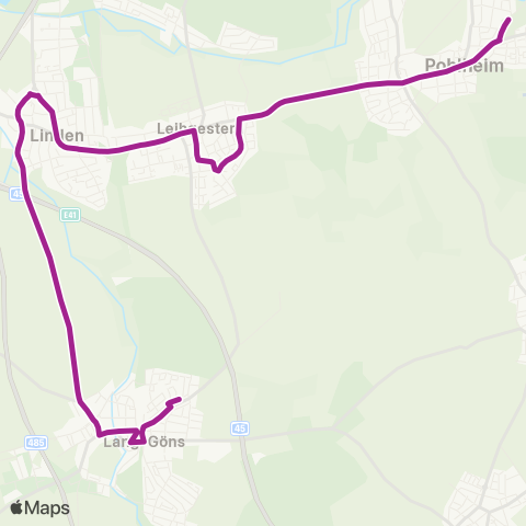 RMVB Langgöns Grundschule - Langgöns AM Fliederbusch map