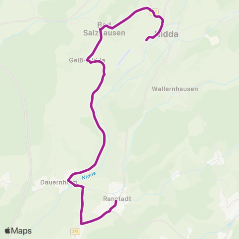RMVB Ranstadt Schule - Ranstadt-Dauernheim Hof Dauernheim map
