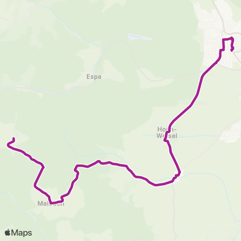 RMVB Butzbach-Maibach - Butzbach Bahnhof map