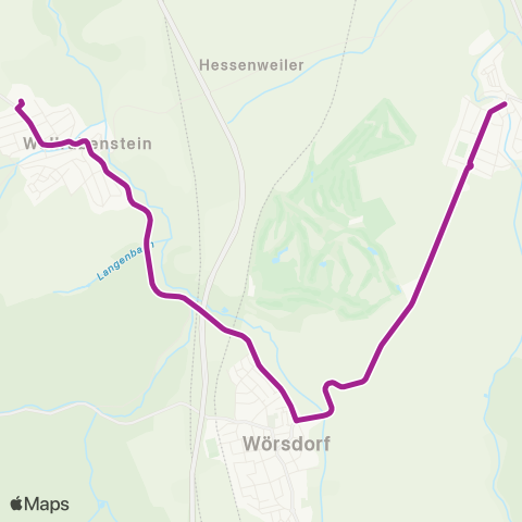RMVB Idstein-Walsdorf Knallbach - Hünstetten-Wallrabenstein Schule map