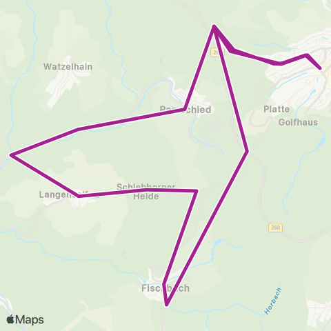 RMVB Bad Schwalbach Kurhaus - Bad Schwalbach Kurhaus map