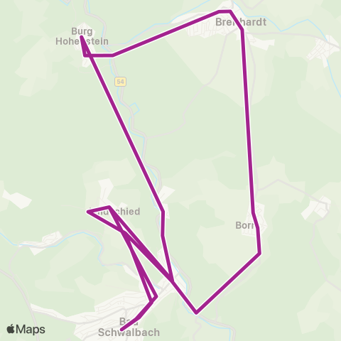 RMVB Bad Schwalbach Kurhaus - Bad Schwalbach Kurhaus map