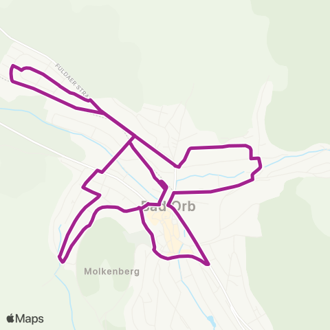 RMVB Bad Orb Salinen Pl - Bad Orb Salinen Pl map