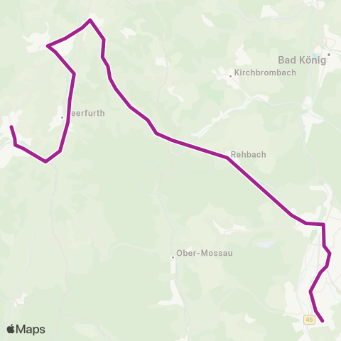 RMVB Gießen Bahnhof - Gießen Philosophikum map