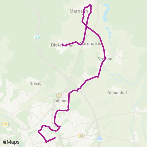 RMVB Fulda AM Seeseberg - Fulda-Dietershan Ortsmitte map