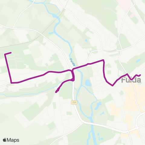 RMVB Fulda Brüder-Grimm-Schule - Fulda Stadtschloss map