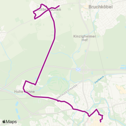 RMVB Rüsselsheim Bahnhof - Rüsselsheim Bahnhof map