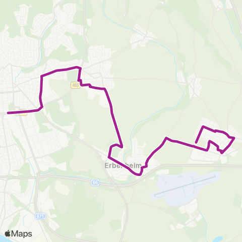 RMVB Wiesbaden Hauptbahnhof - Wiesbaden Hauptbahnhof map