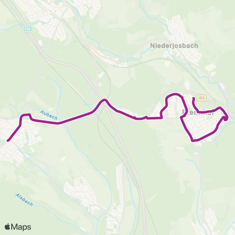 RMVB Eppstein-Bremthal Friedhof - Wiesbaden-Naurod Fondetter Str map