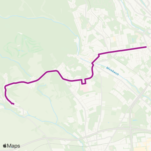 RMVB Wiesbaden-Frauenstein Bgm-Schneider-Str - Wiesbaden Loreleiring map