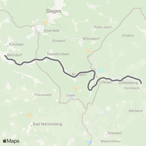 RMVR Betzdorf Bf - Neunkirchen Bf map