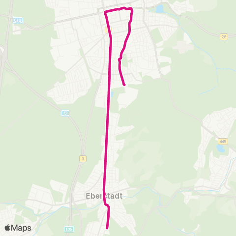 RMV Lichtenbergschule - Frankenstein (Darmstadt-Eberstadt) map