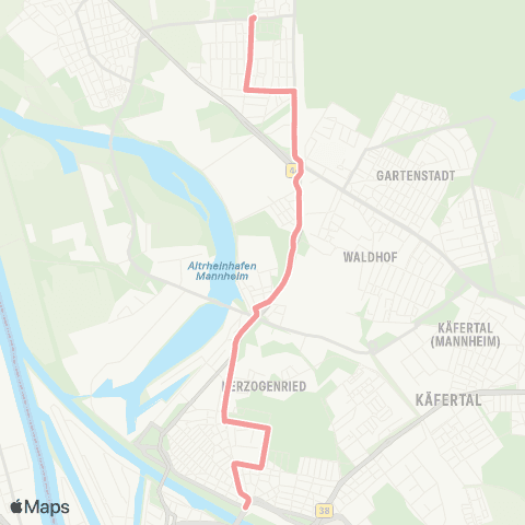 Rhein-Neckar-Verkehr GmbH Alte Feuerwache - Schönau map