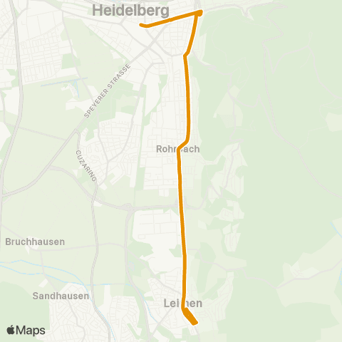 Rhein-Neckar-Verkehr GmbH Seegarten - Kurpfalz-Centrum map