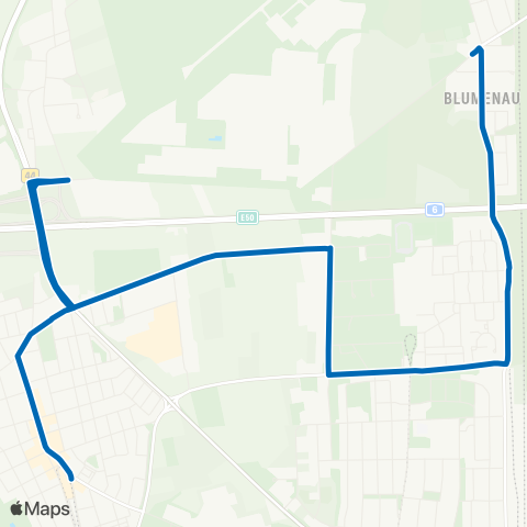 Rhein-Neckar-Verkehr GmbH MA Blumenau - Schönau - MA Sandhofen map