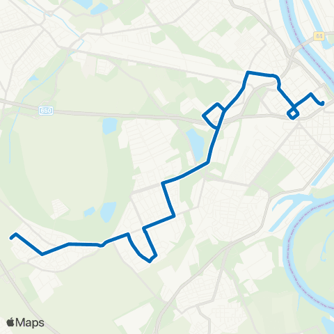 Rhein-Neckar-Verkehr GmbH Berliner Platz, Bf LU Mitte - Maudach Kleestraße map