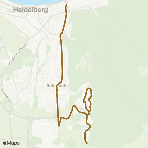 Rhein-Neckar-Verkehr GmbH Bismarckplatz - Emmertsgrund map