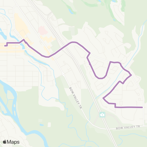 Roam Transit Cougar Creek map